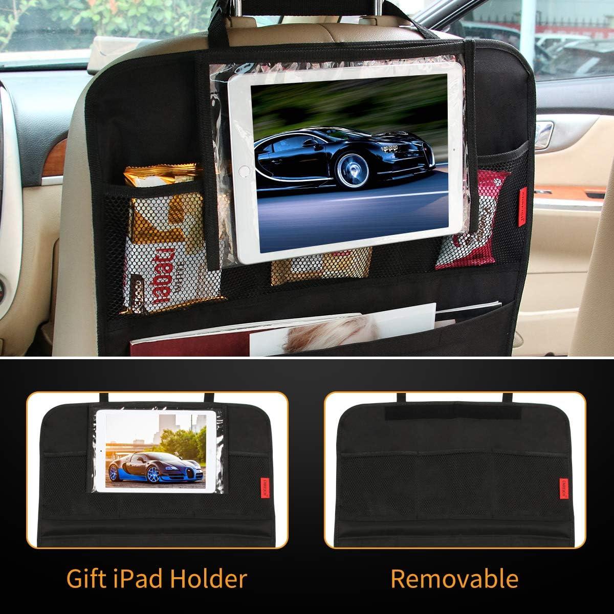 Organizador de Asiento Trasero Kaiphy - 2 Piezas, Impermeable, Soporte para Tableta 25.4cm