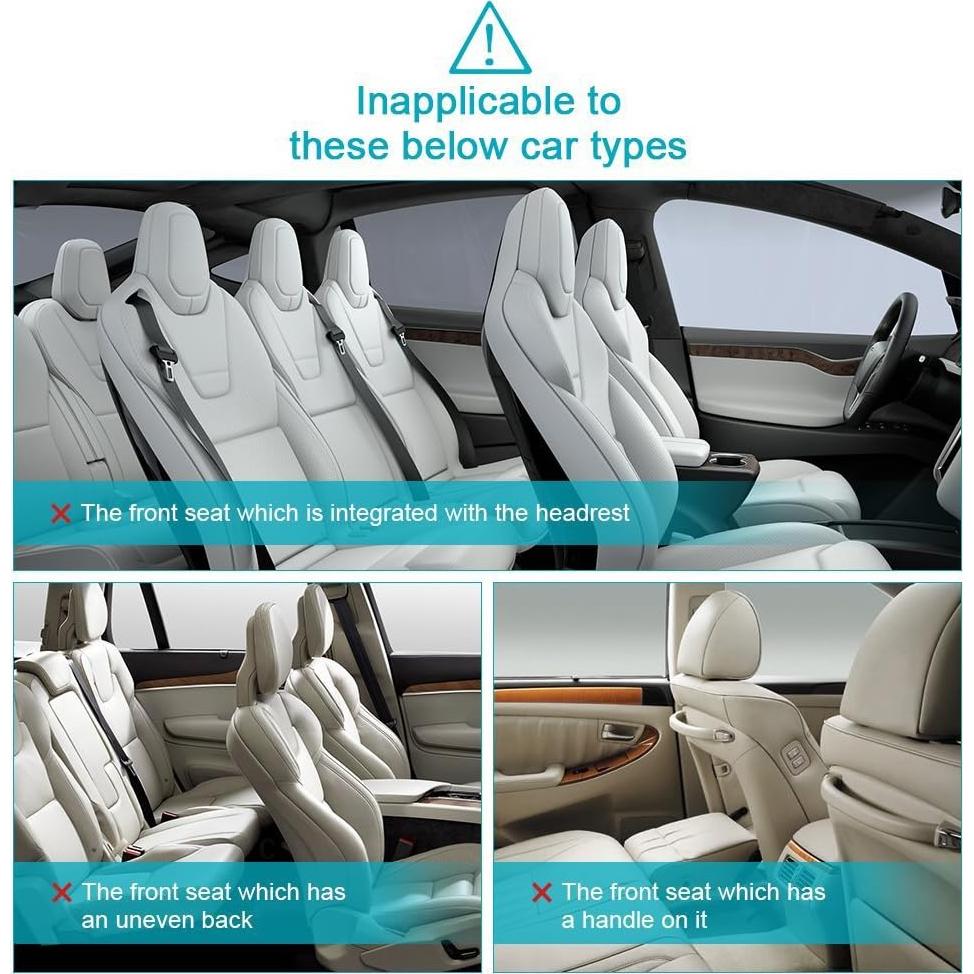 Organizador de Asiento Trasero Oasser E2 Kick Mats con Soporte para iPad