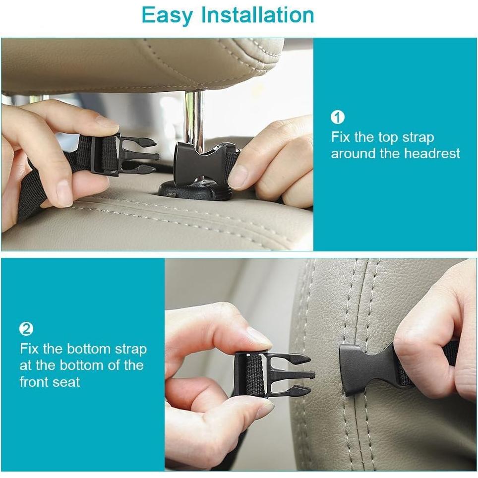 Organizador de Asiento Trasero Oasser E2 Kick Mats con Soporte para iPad