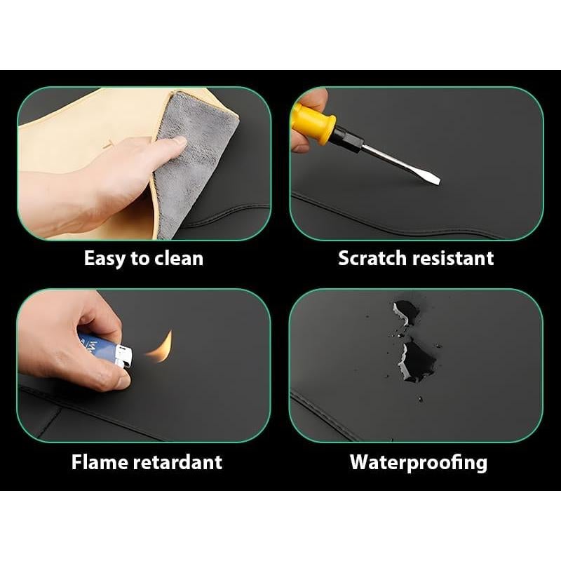 Protector de Respaldo de Asiento HCMAX Negro Impermeable 45x79cm