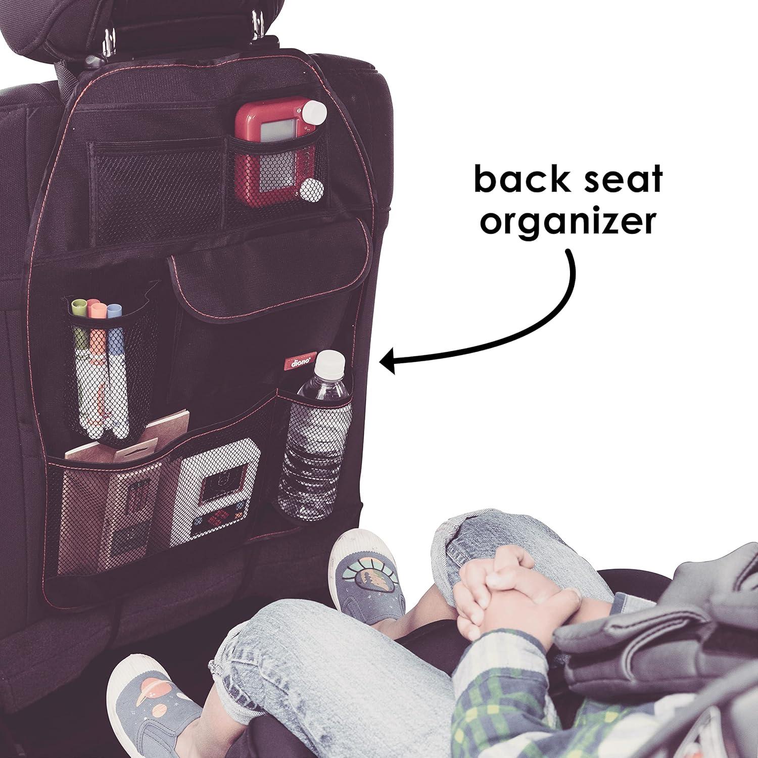 Organizador de Asiento Trasero Diono Stow n Go, Negro, 45.7x25.4 cm