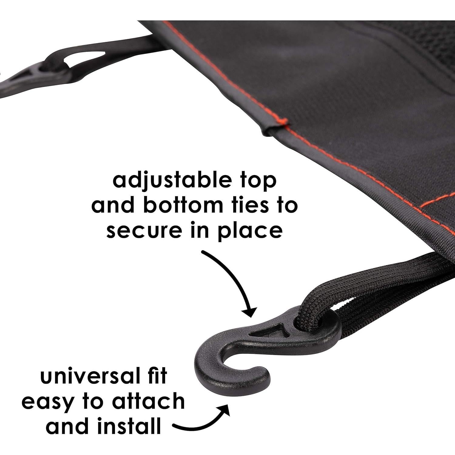 Organizador de Asiento Trasero Diono Stow n Go, Negro, 45.7x25.4 cm