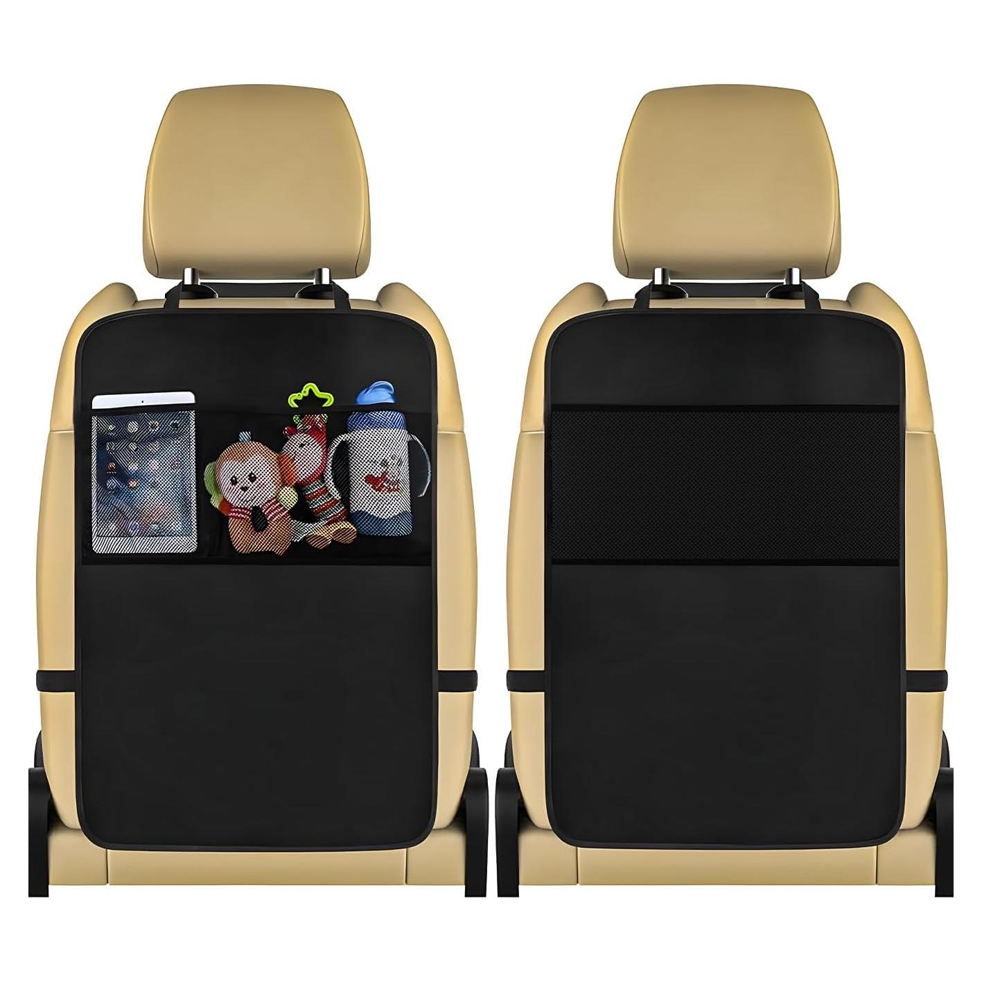 2 Protectores de Patadas Wevdn con Organizador para Auto