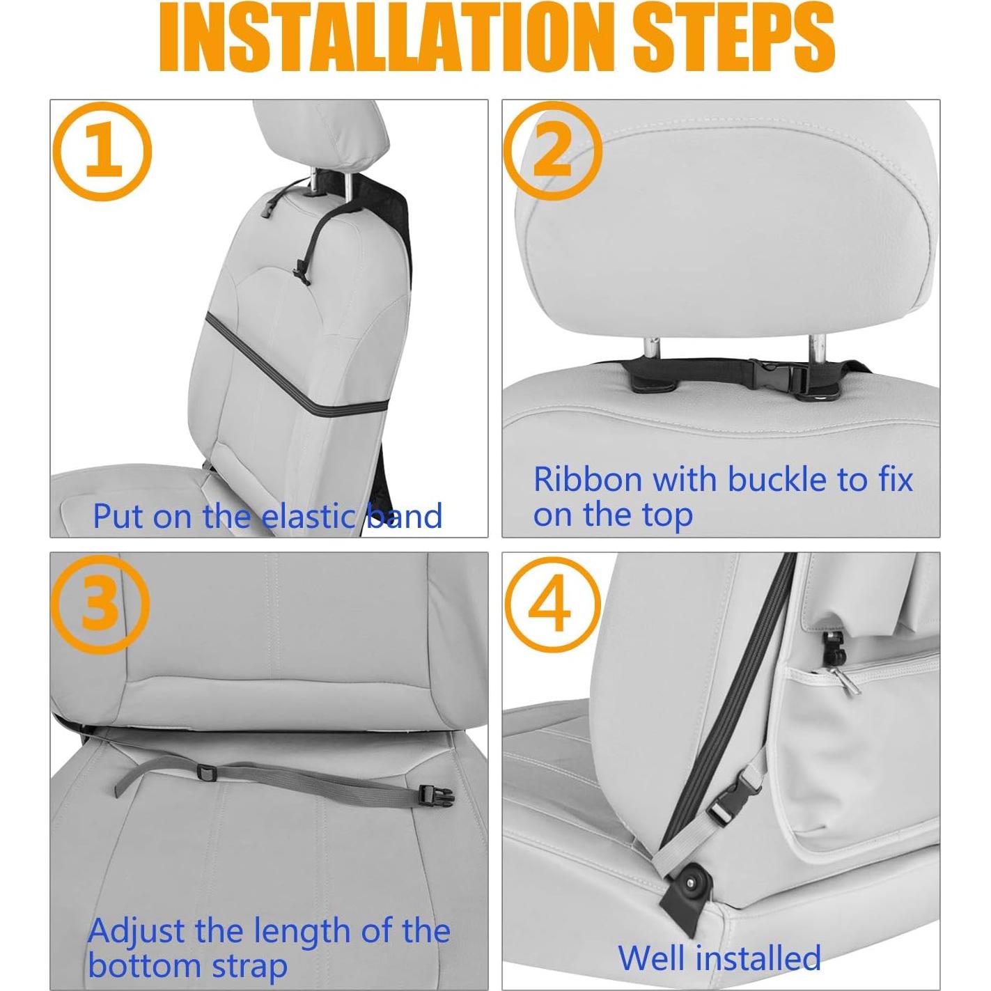 Organizador de Asientos de Coche Viaviat Beige Impermeable