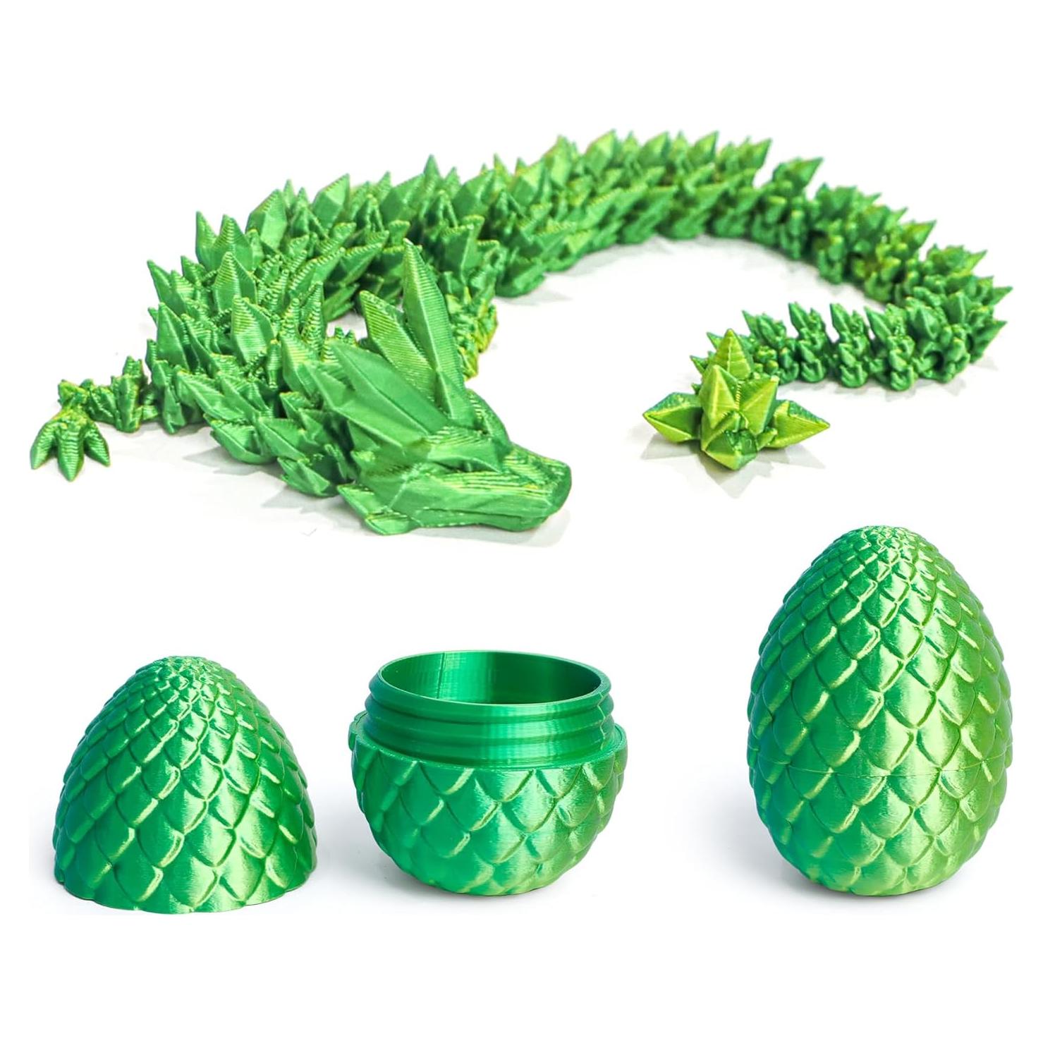 Huevo de Dragón Flavery con Dragón Articulado 30 cm