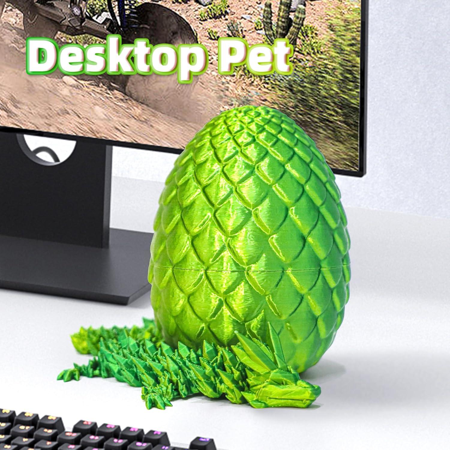 Huevo de Dragón Flavery con Dragón Articulado 30 cm