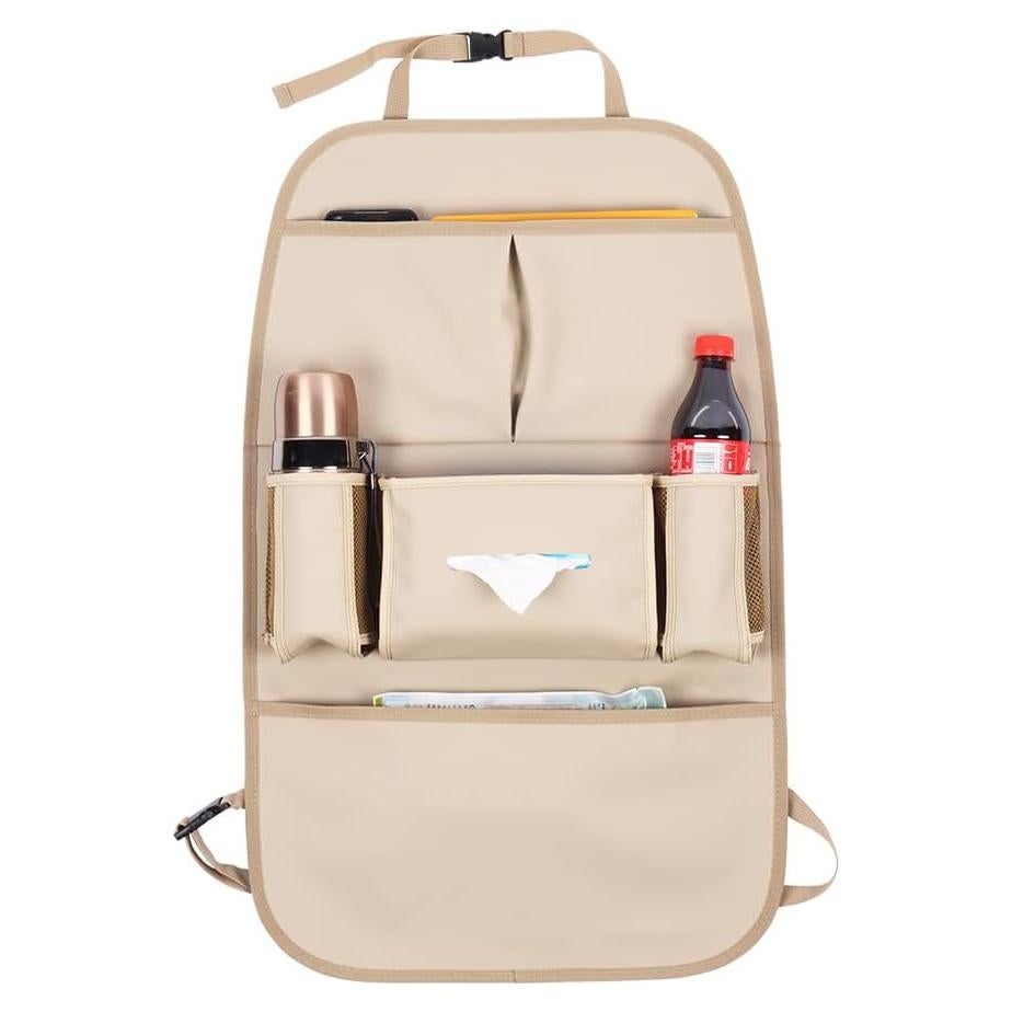 Organizador de Asiento Trasero Pefirst Beige 43x70cm Resistente