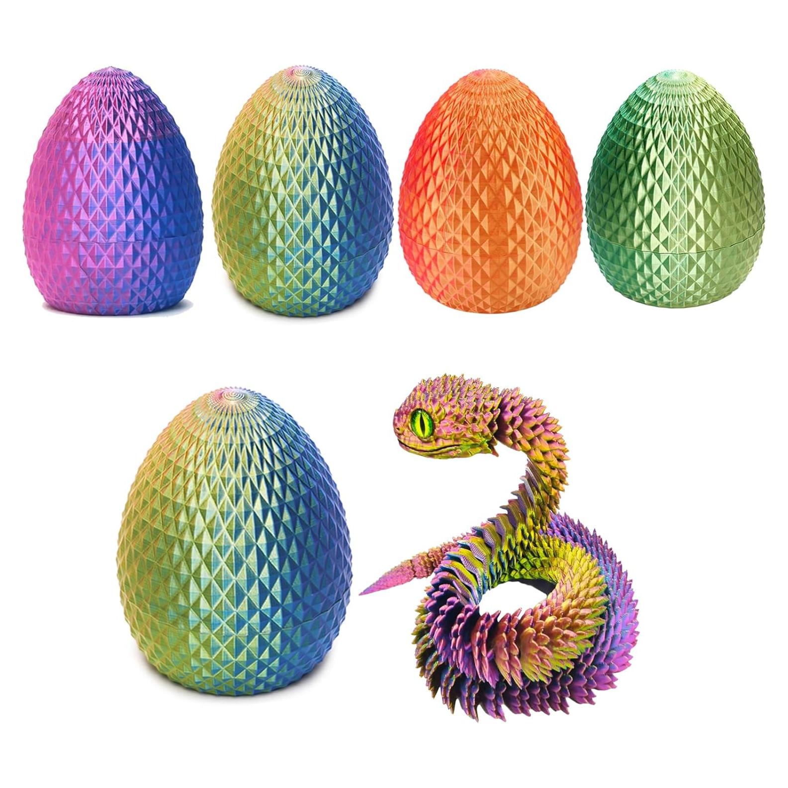Huevo de Dragón 3D Qxbuhe 30 cm Decoración Colorida