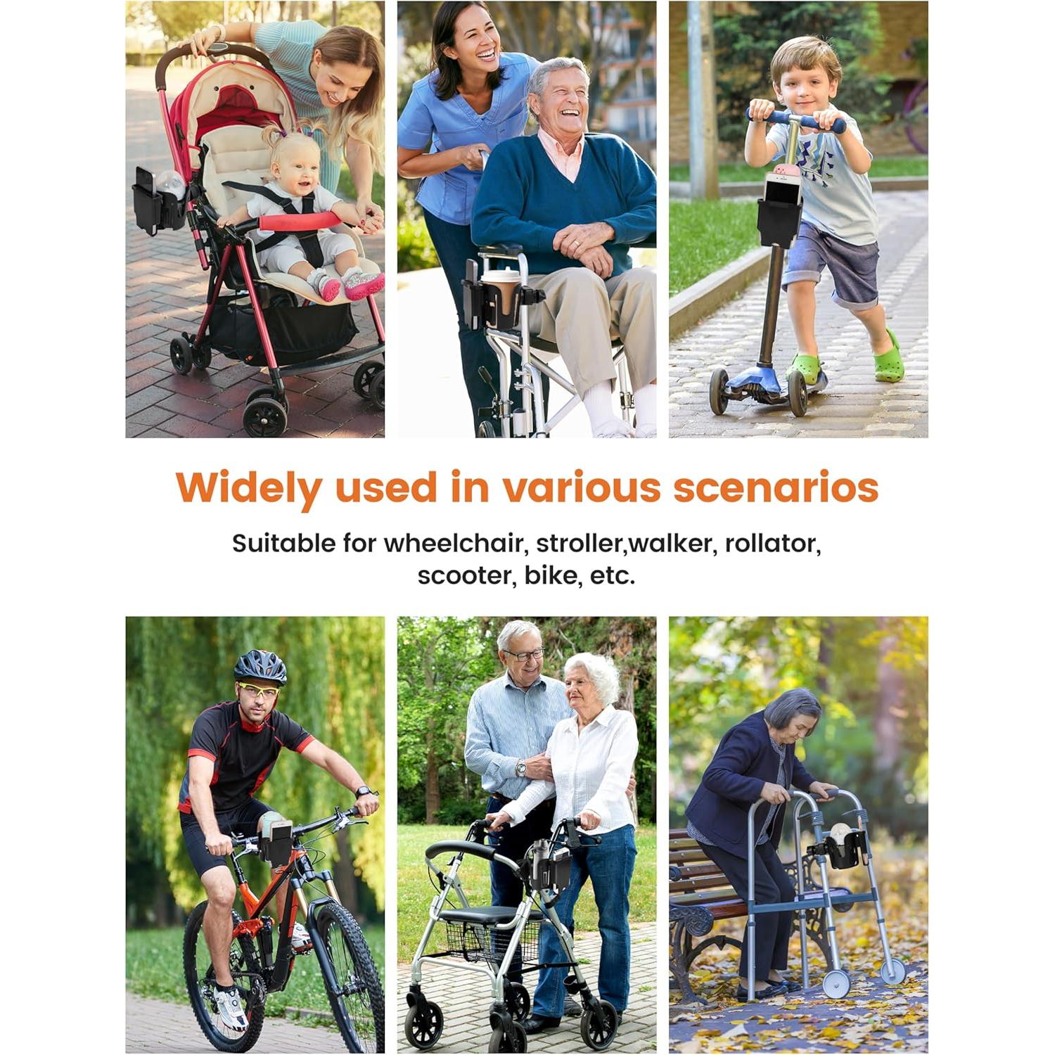 Soporte 2-en-1 para Taza y Teléfono Joxodak ZJ04-BB Negro