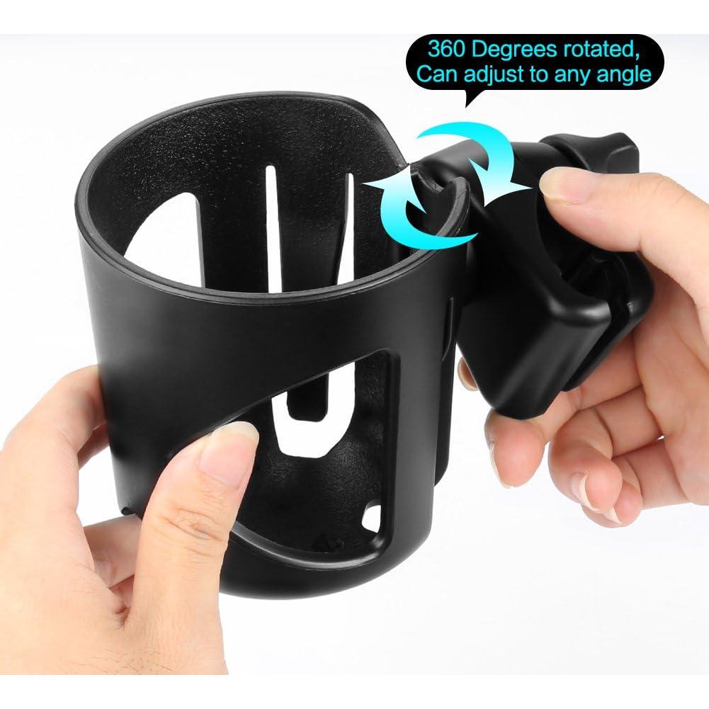Soporte para Taza Accmor Universal Negro para Cochecito y Bicicleta