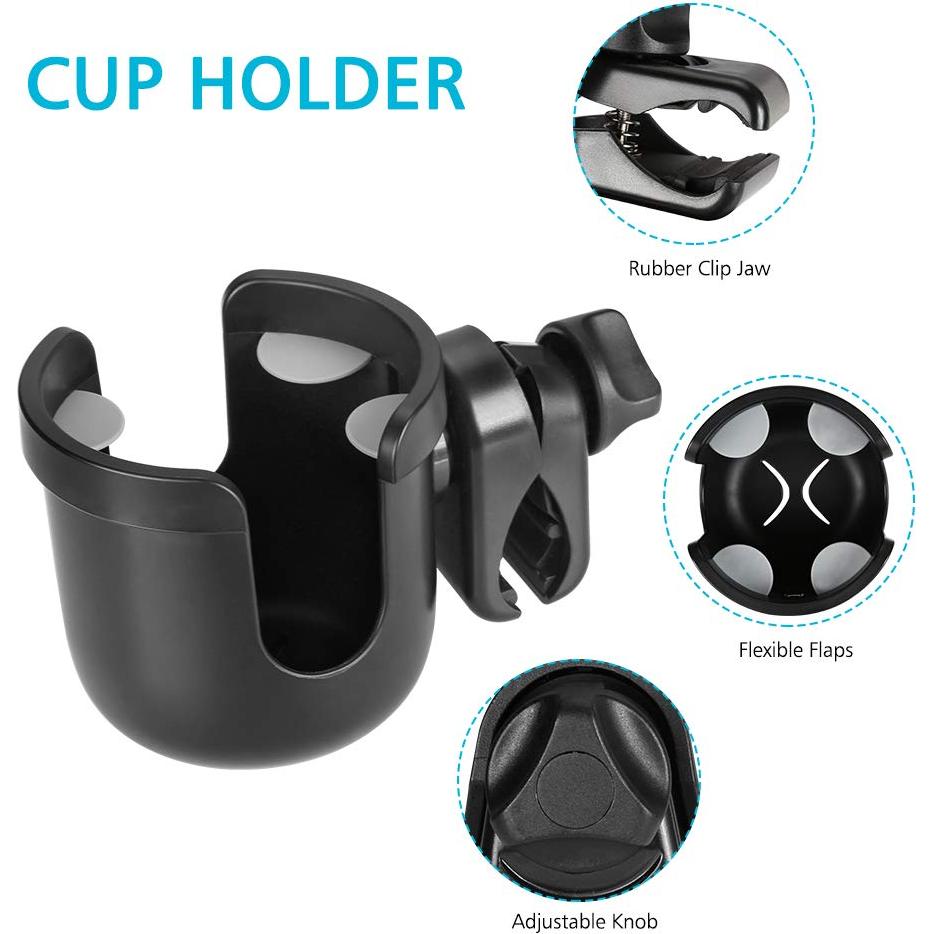 Soporte para Tazas Accmor Universal 360° para Cochecito y Bicicleta