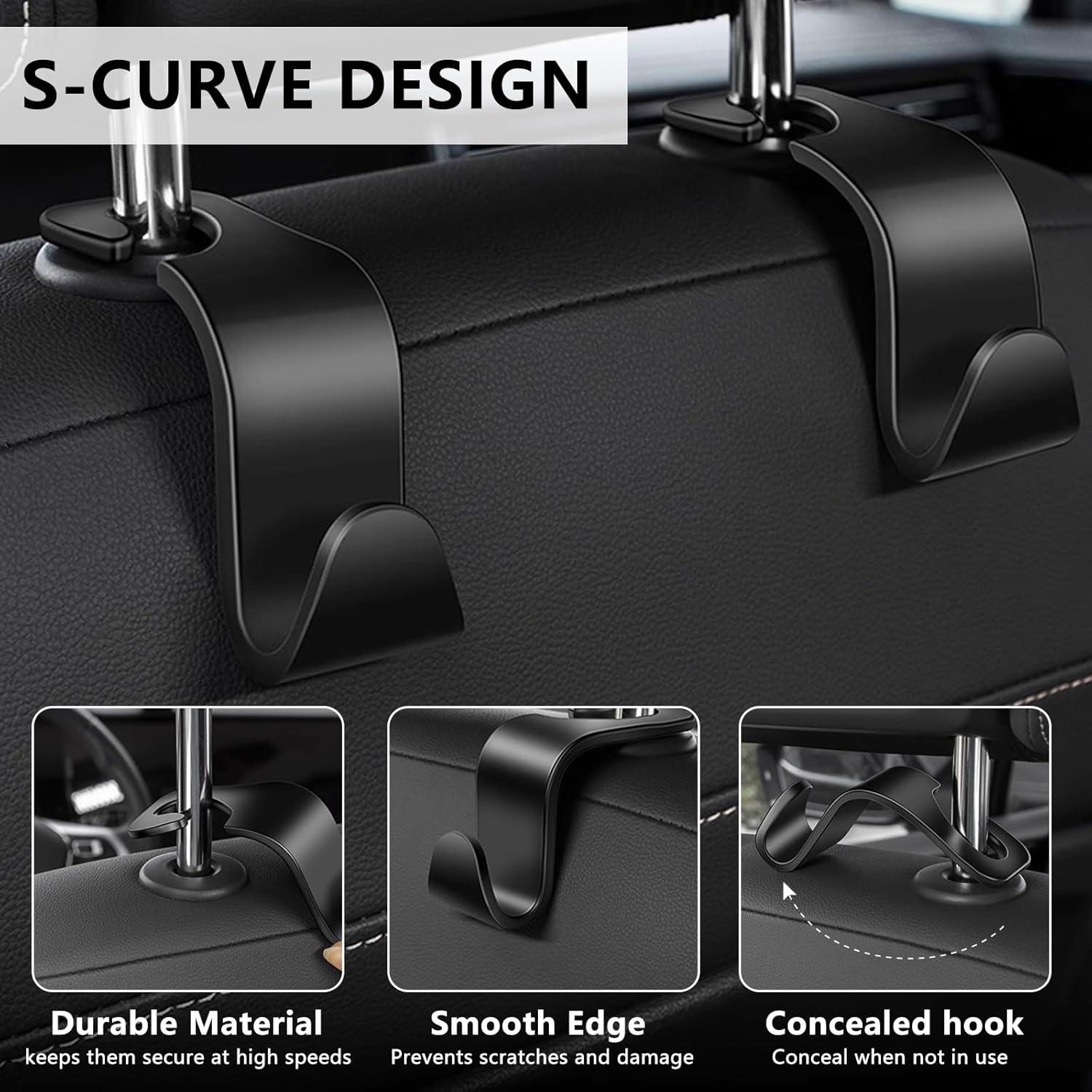 Ganchos de Almacenamiento DTDNZKN para Asiento de Auto - 8 Piezas
