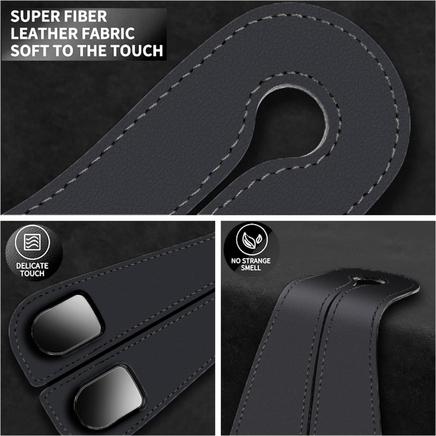 Ganchos para Reposacabezas de Coche CHOSMOYI - 2 Unidades Negro