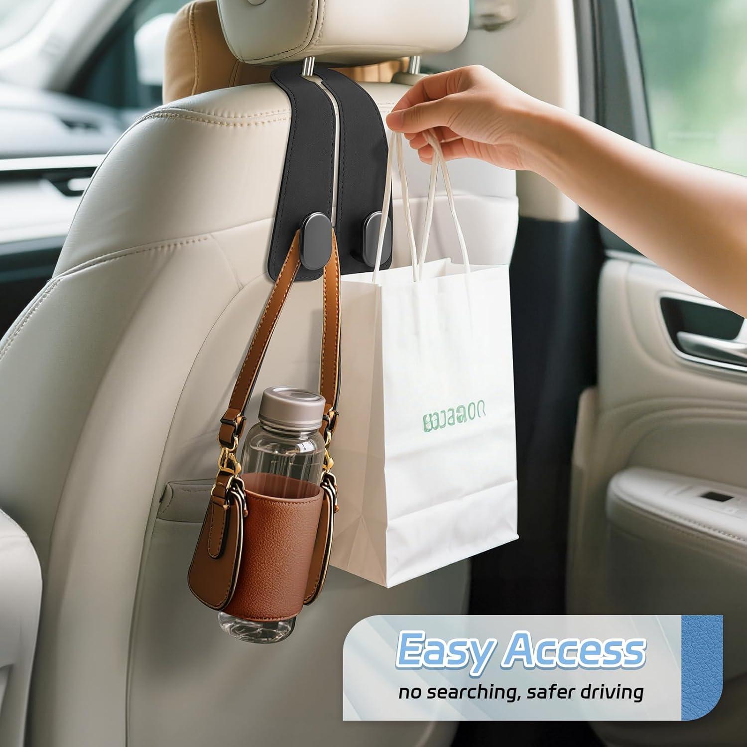 Ganchos para Reposacabezas de Automóvil Fitnice - Paquete de 2