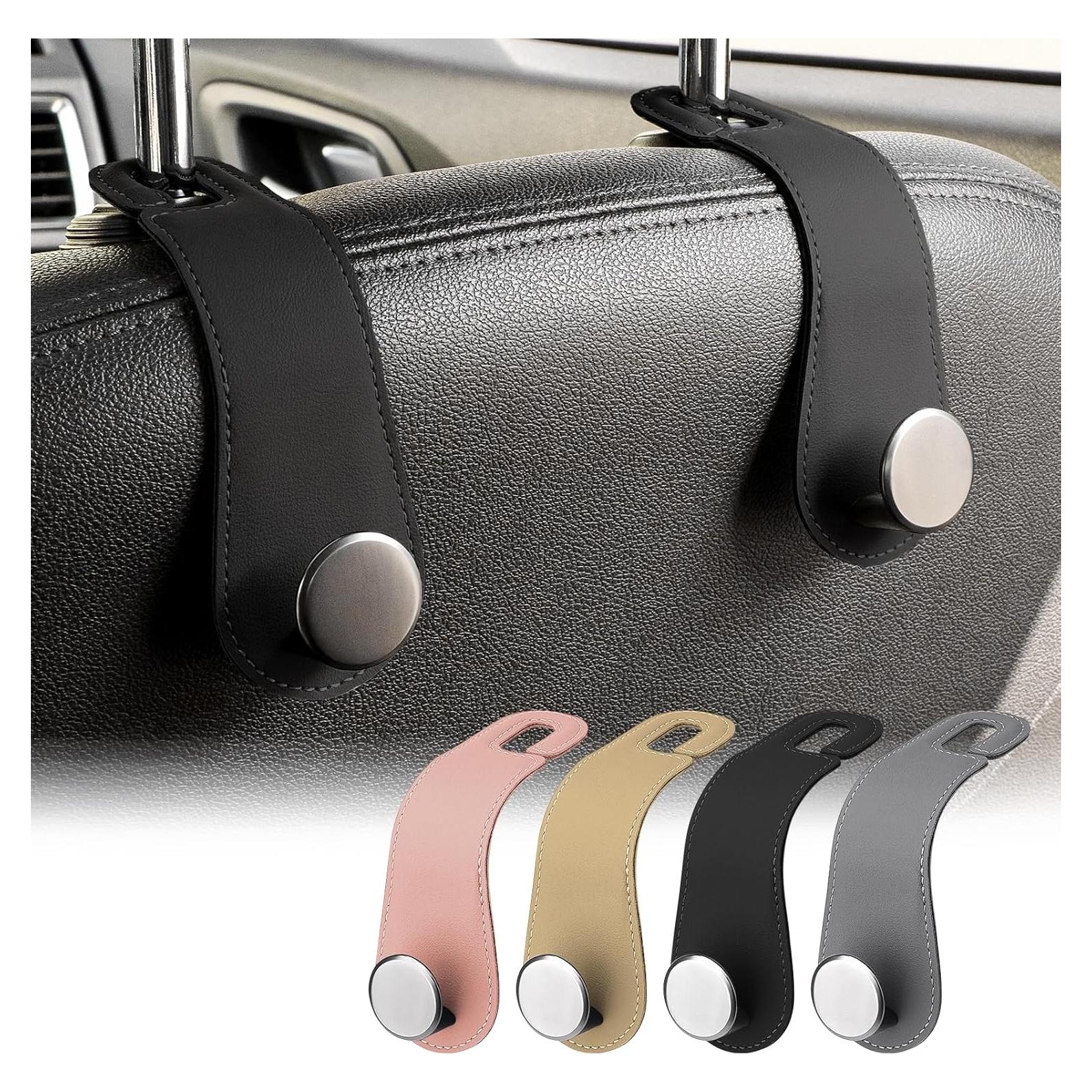 Gancho de Almacenamiento para Asiento de Coche JESTOP 2 PCS Negro