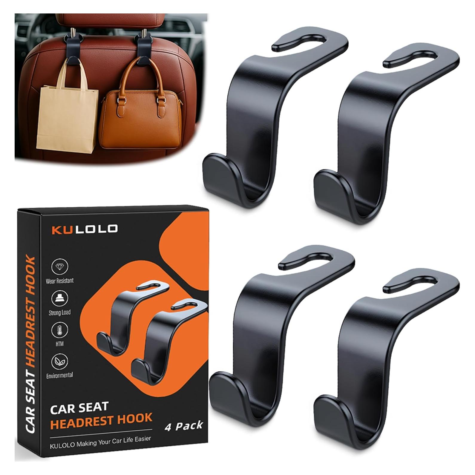 Ganchos para Asiento de Coche KULOLO - 4 Piezas, 25 kg