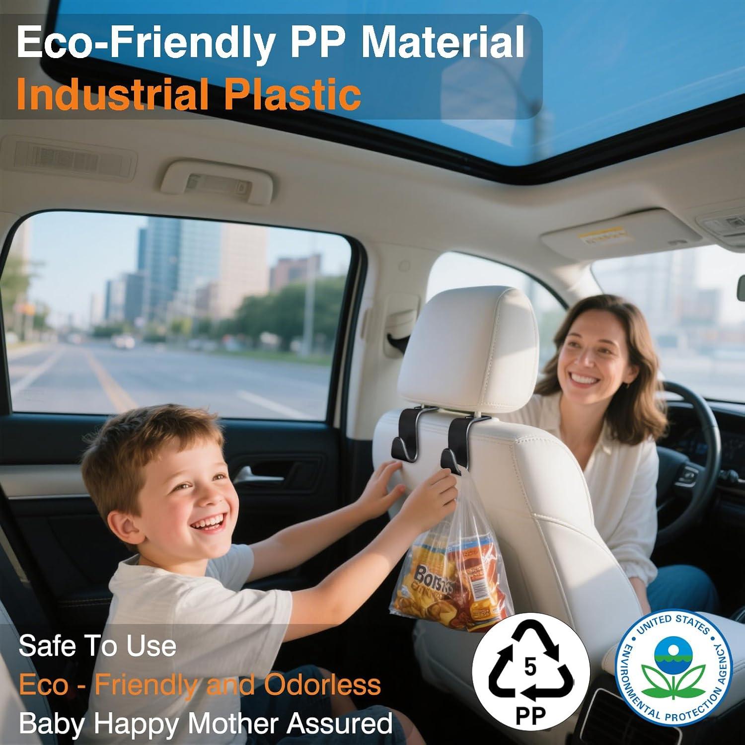 Ganchos para Asiento de Coche KULOLO - 4 Piezas, 25 kg