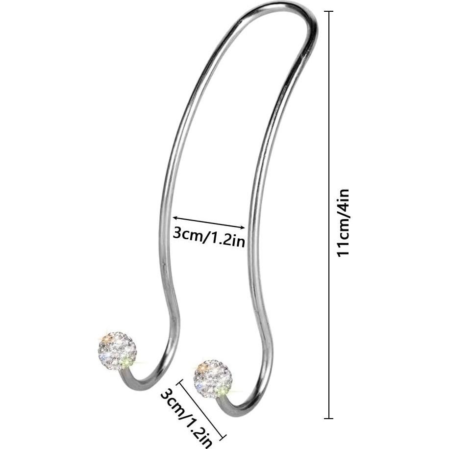 Ganchos de Cabecera para Auto SAVORI - 2 Piezas Blanco