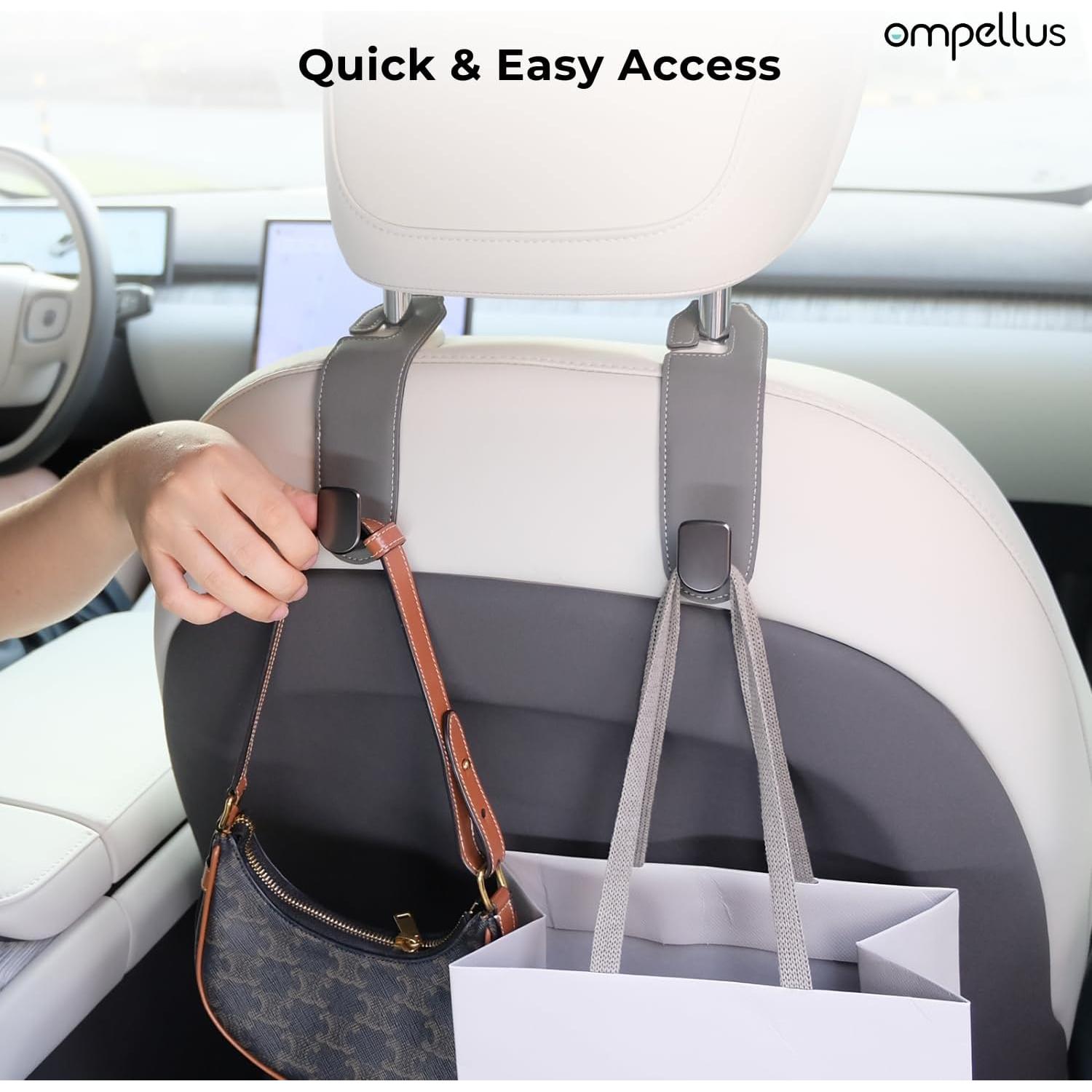 Gancho para Reposacabezas de Coche Ompellus OP-BGT3 - 2 Piezas