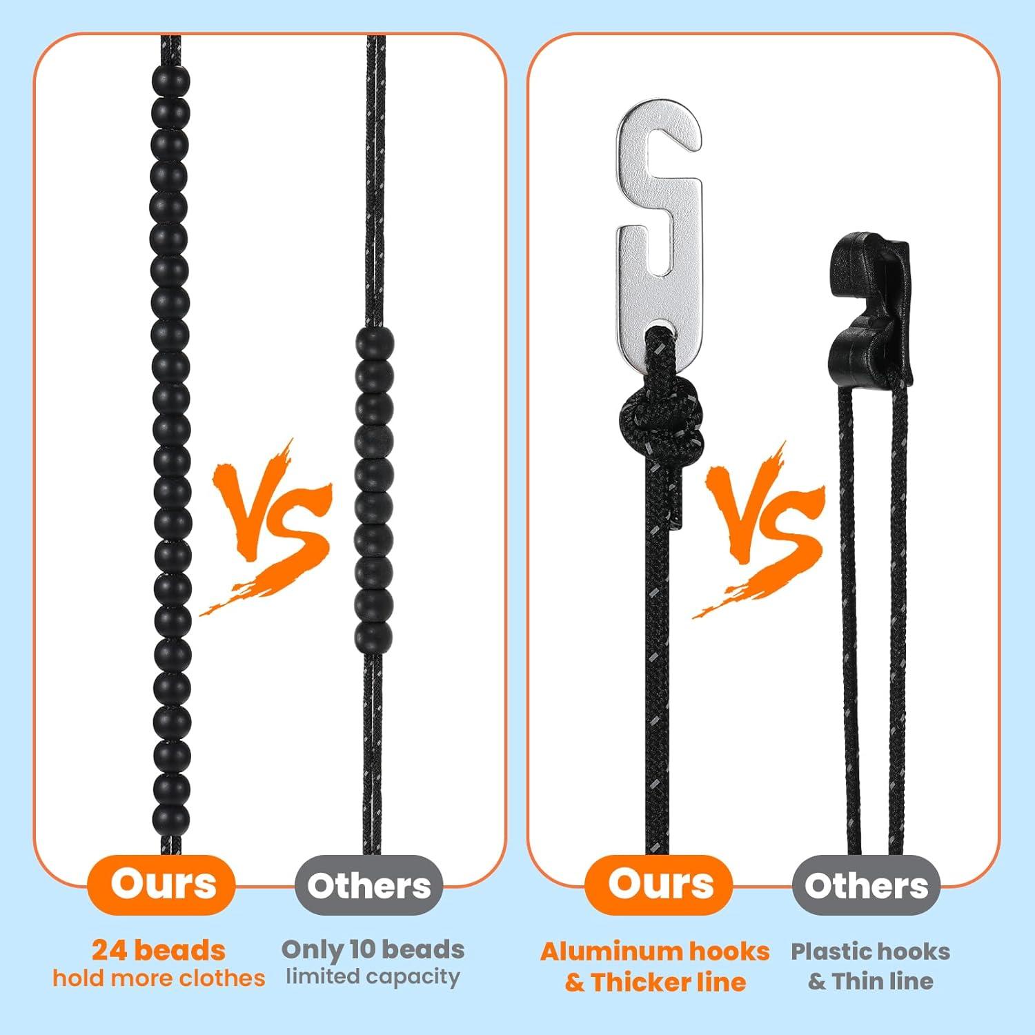 Cuerda de Ropa de Viaje HISAFA 3.5m Compacta y Ligera