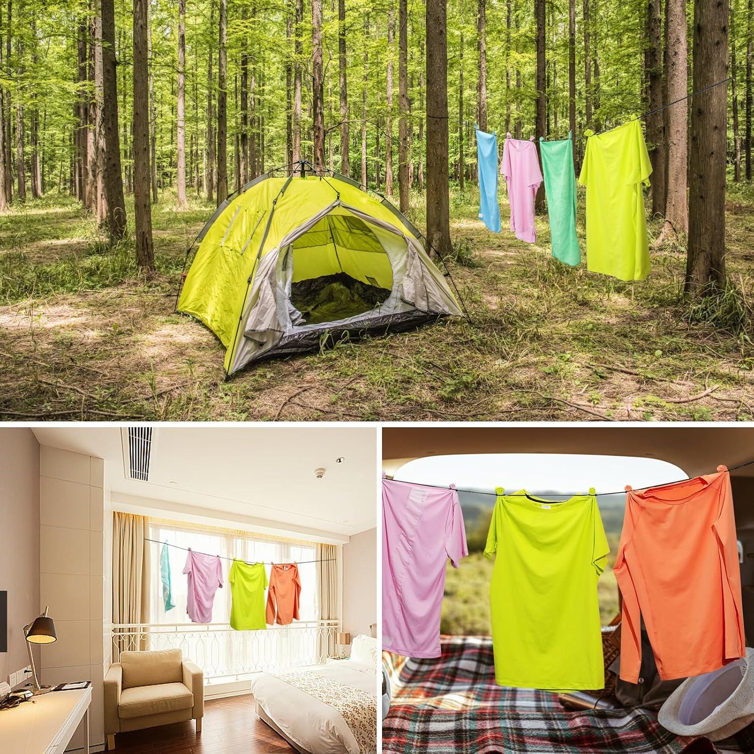 Cuerda de Ropa de Viaje HISAFA 3.5m Compacta y Ligera