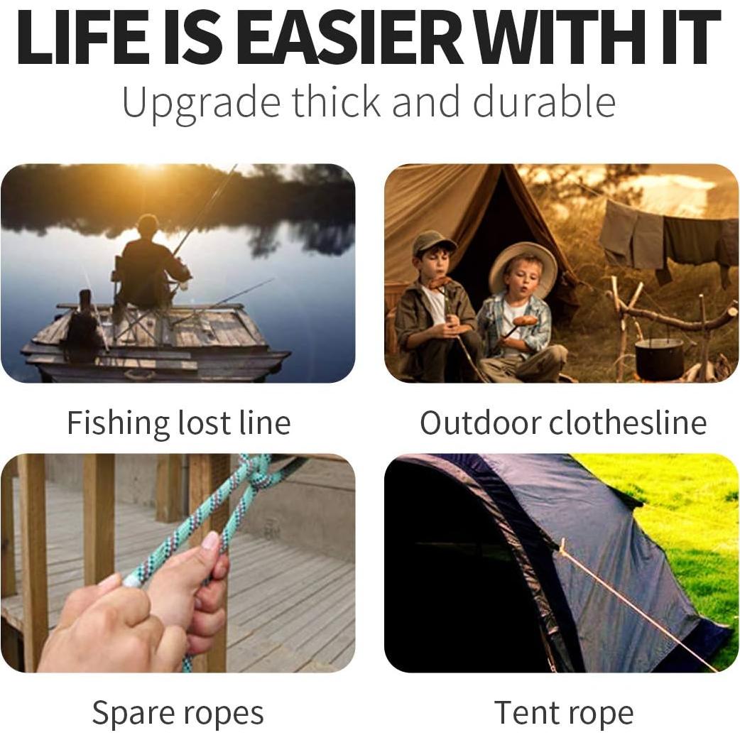 Cuerda de Tendedero Portátil CenYouful 10m con 20 Pinzas