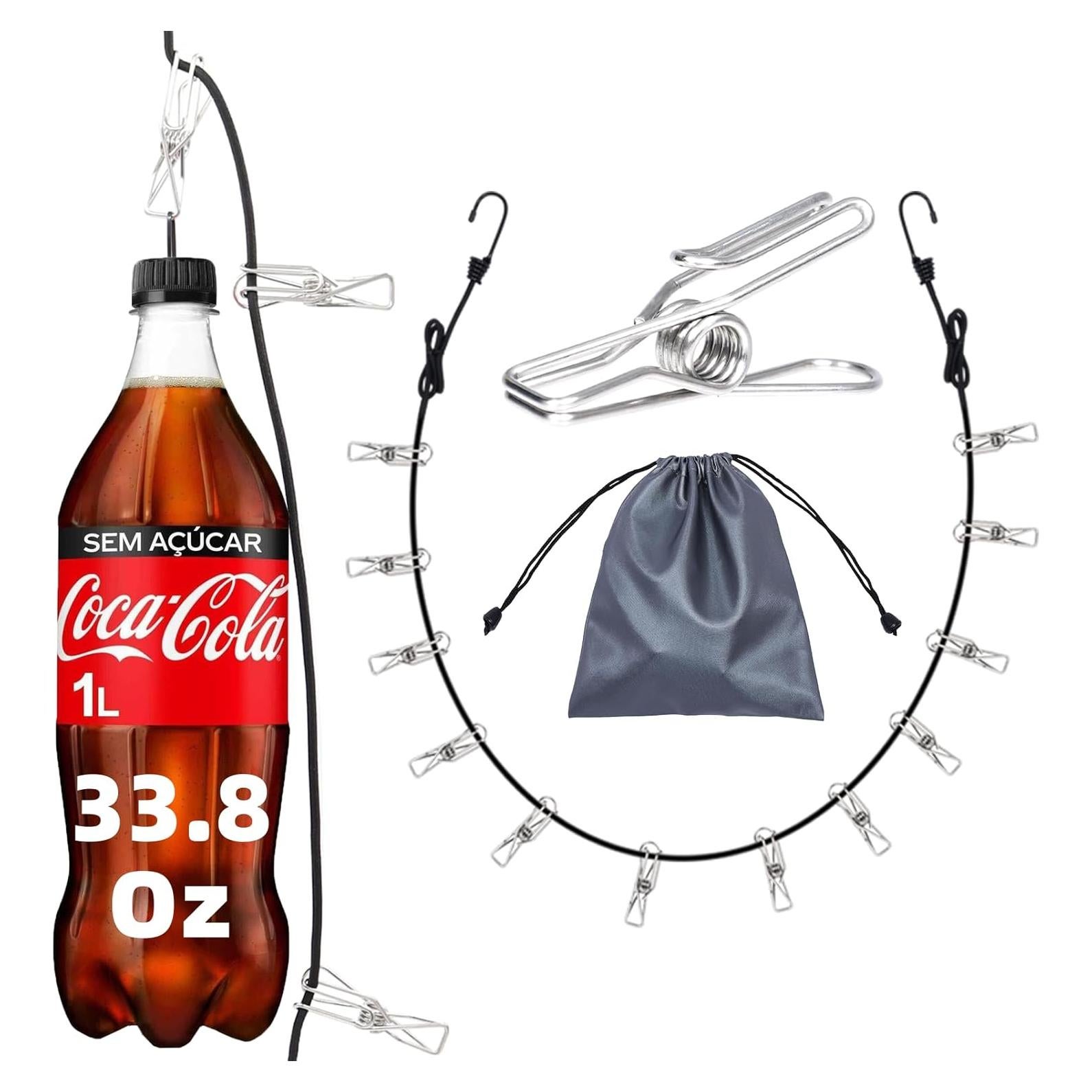 Cuerda de Viaje INSFITY con Clips Antideslizantes 1.8-3.6m