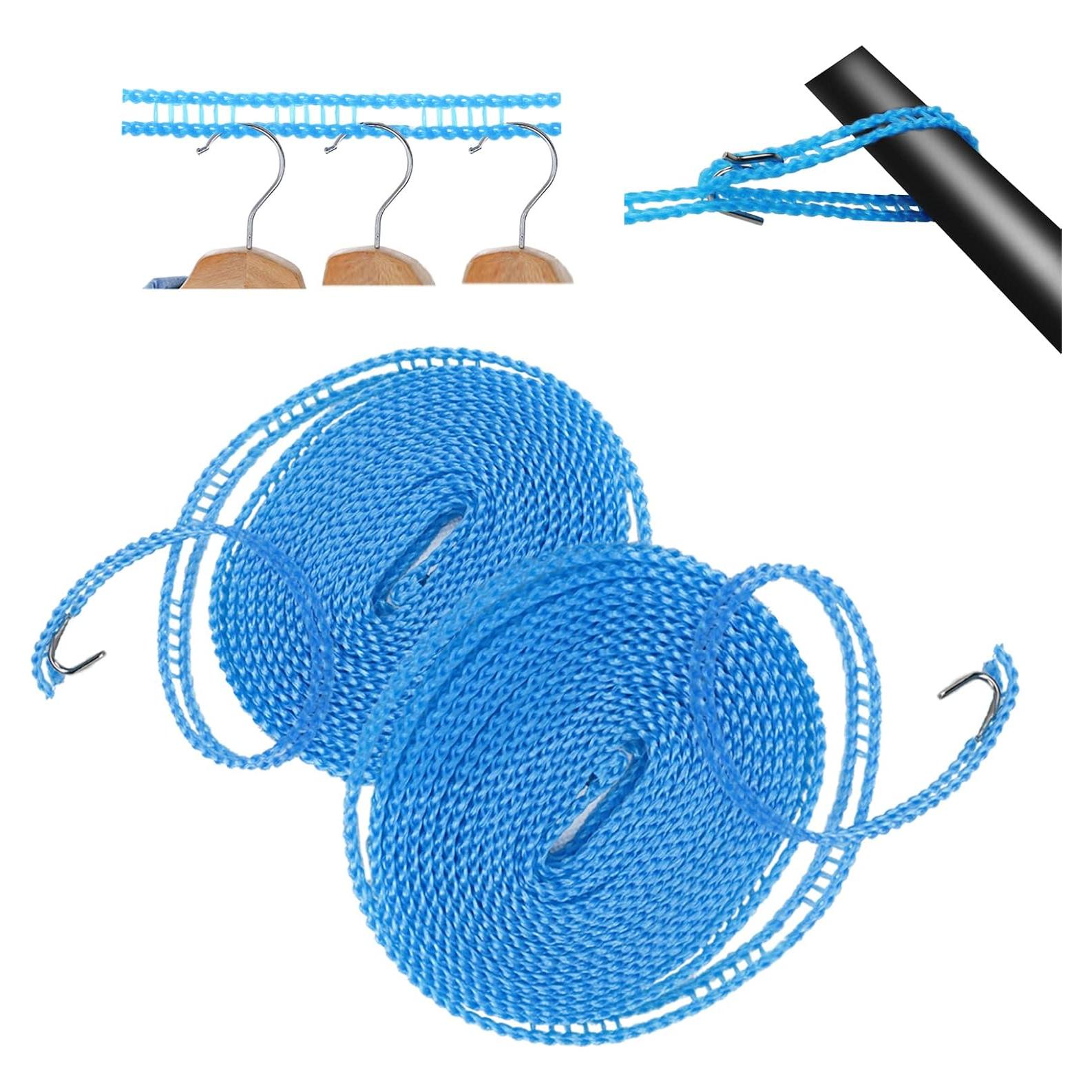 Cuerda de Ropa Portátil HISAFA 5m a Prueba de Viento