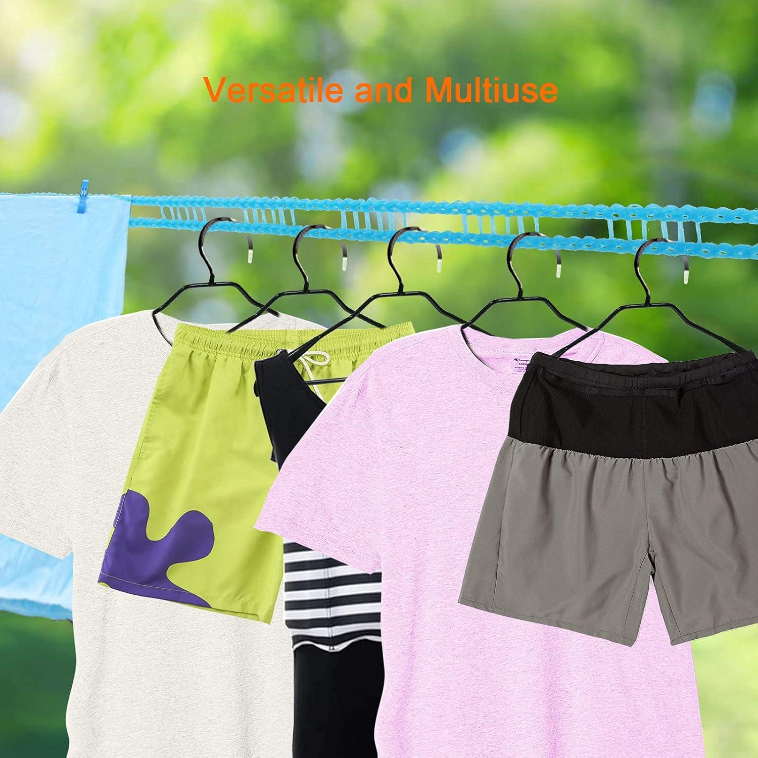 Cuerda de Ropa Portátil HISAFA 5m a Prueba de Viento