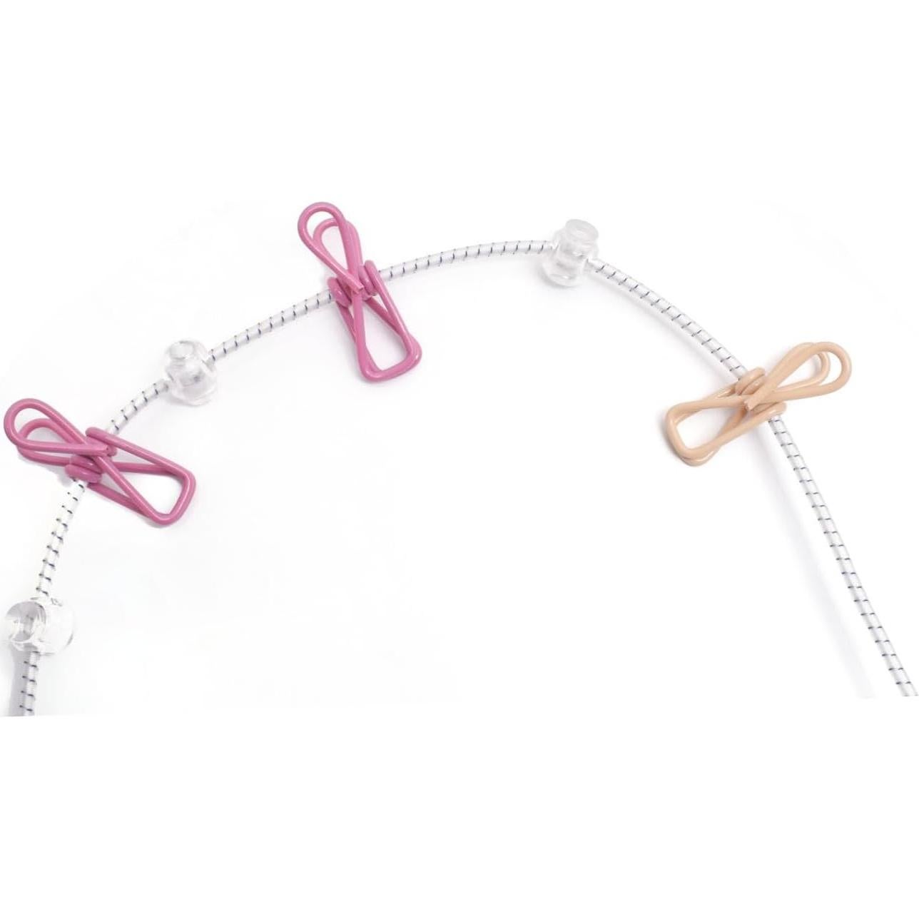 Cuerda de Ropa Portátil Retráctil Highsoner Wave 3.66m 12 Clips