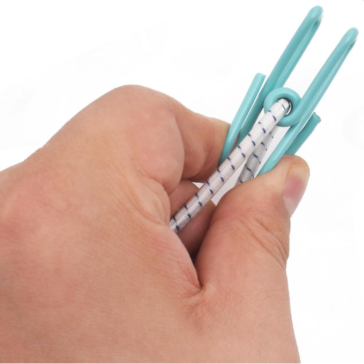 Cuerda de Ropa Portátil Retráctil Highsoner Wave 3.66m 12 Clips