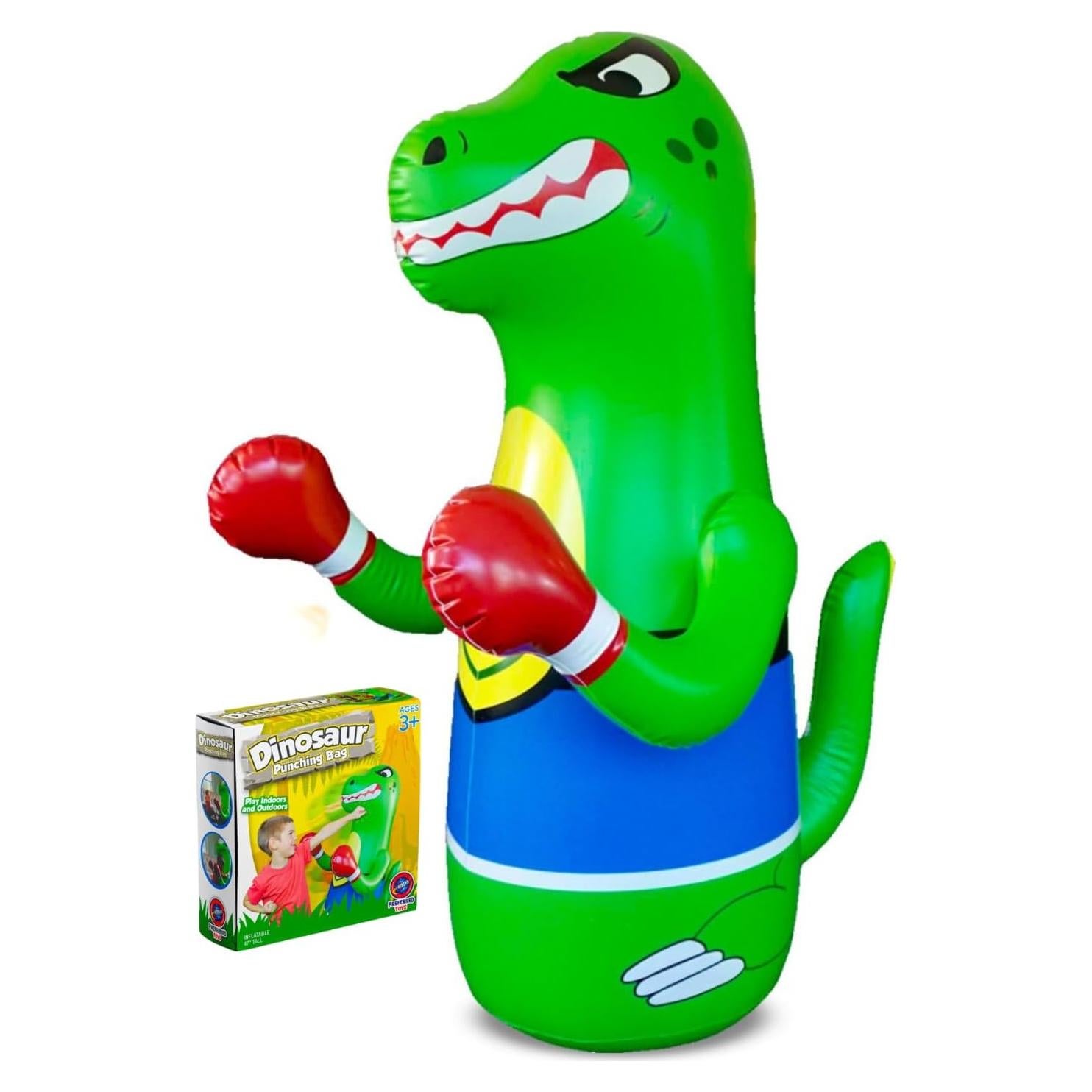 Saco de Boxeo Inflable Dinosaurio - Preferred Toys 119 cm