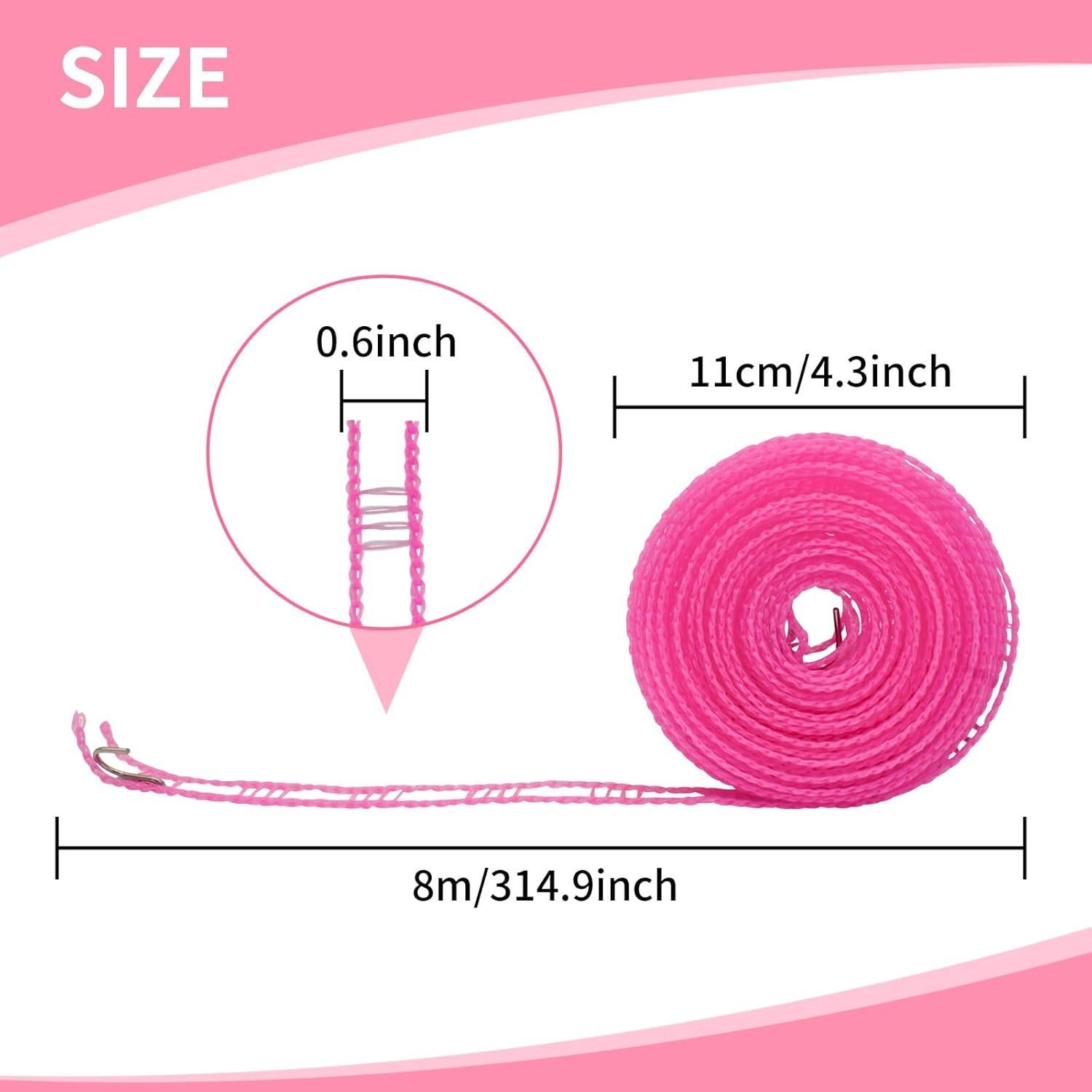Cuerda de Ropa de Viaje WisePoint 16m con 2 Ganchos Verde
