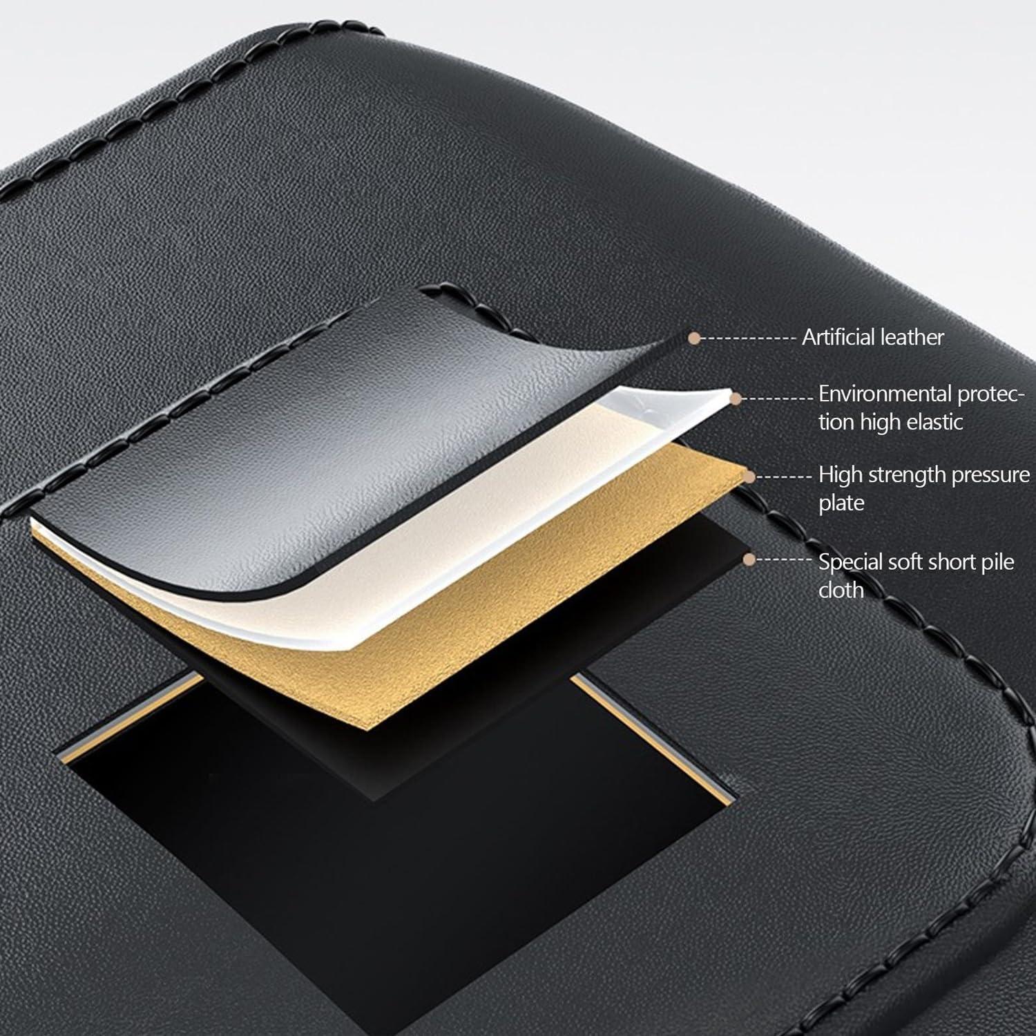 Organizador de Espacio entre Asientos Wanfuder Cuero Negro Ajustable