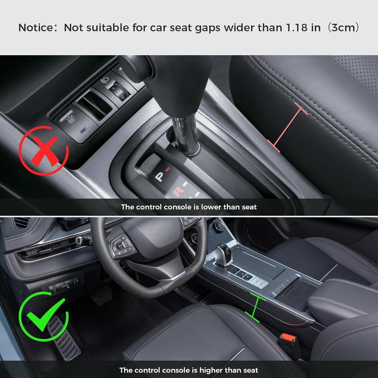 Organizador de Asiento de Coche ALIOBC de Cuero Sintético Negro