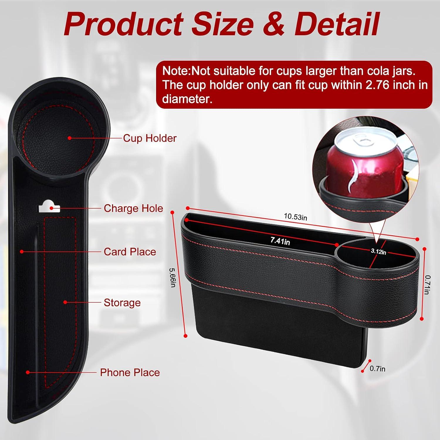 Organizador de Espacio entre Asientos MORDEN MS con Portavasos