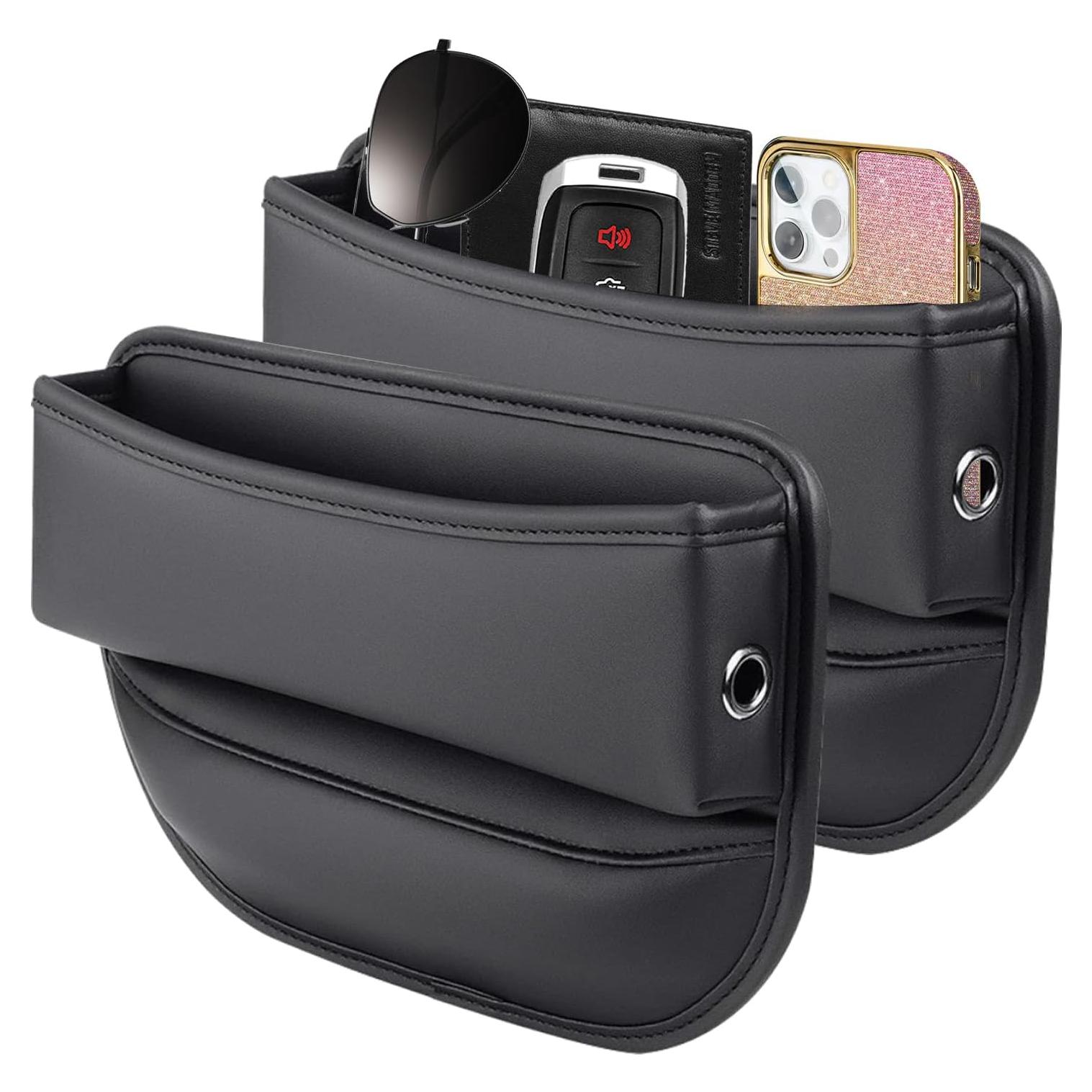 Relleno Espacio entre Asiento y Consola YLXGT 2Pcs Negro