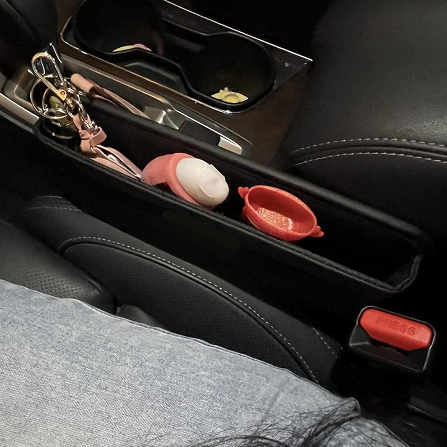 Relleno Espacio entre Asiento y Consola YLXGT 2Pcs Negro