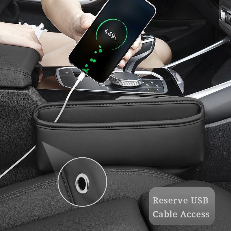 Relleno Espacio entre Asiento y Consola YLXGT 2Pcs Negro