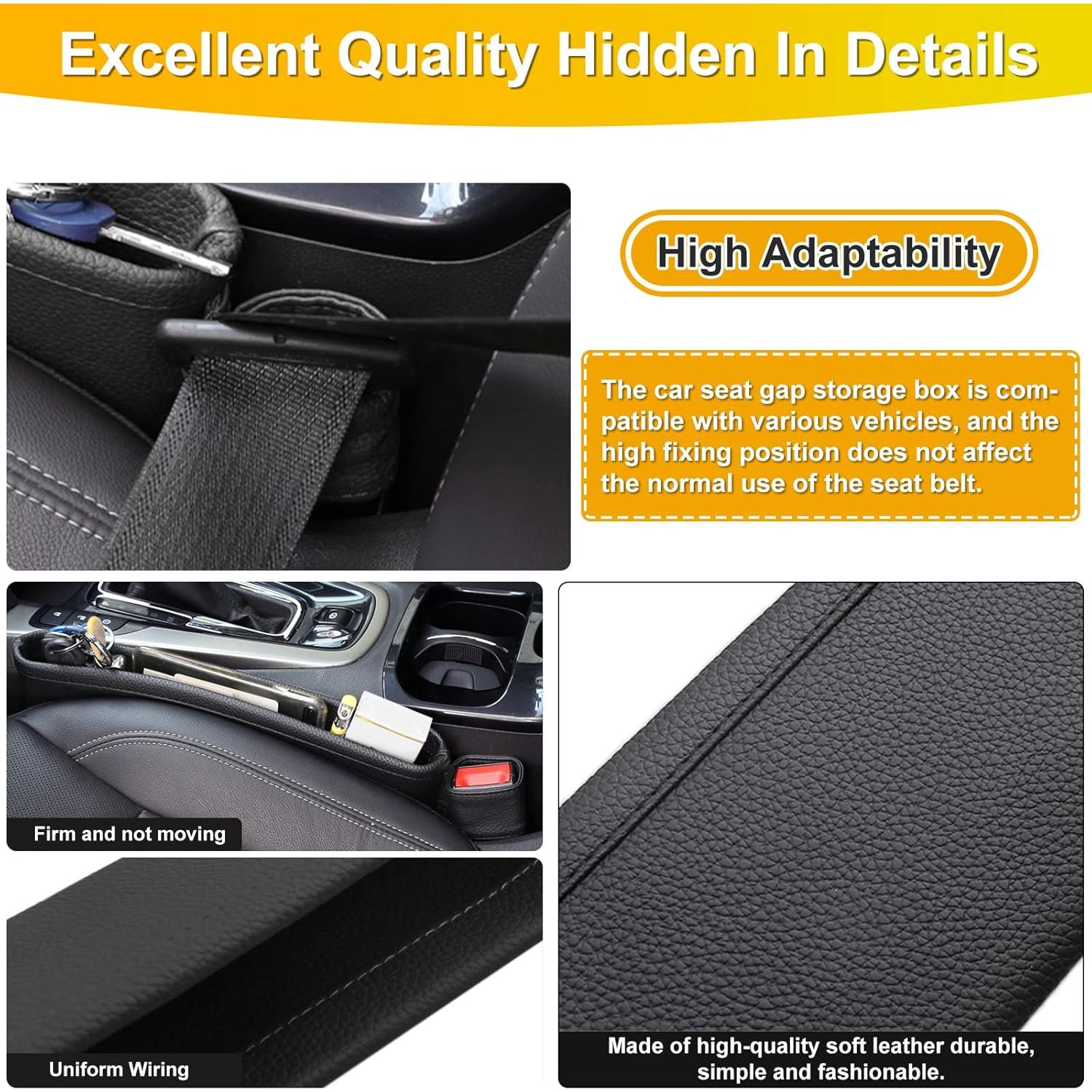 Organizador de Espacio entre Asientos de Coche BubabyZZ Negro