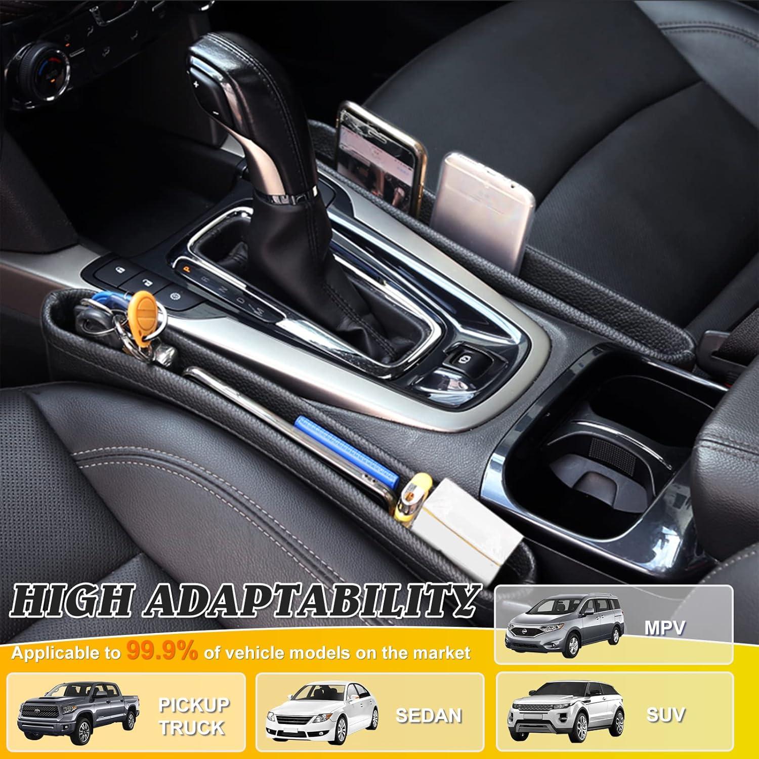 Organizador de Espacio entre Asientos de Coche BubabyZZ Negro