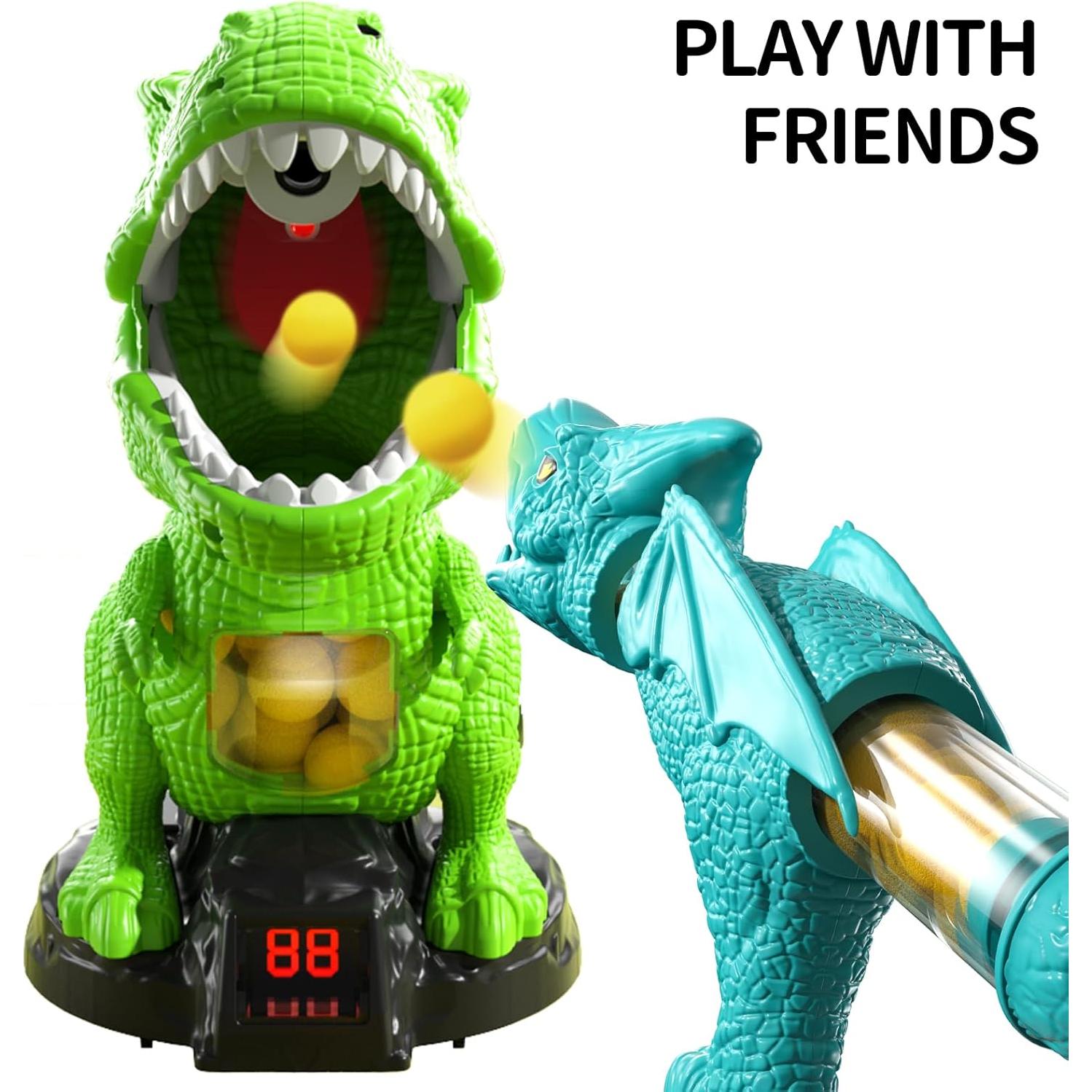 Juguete de Disparo Dinosaurio Babyhome Verde 3-12 Años