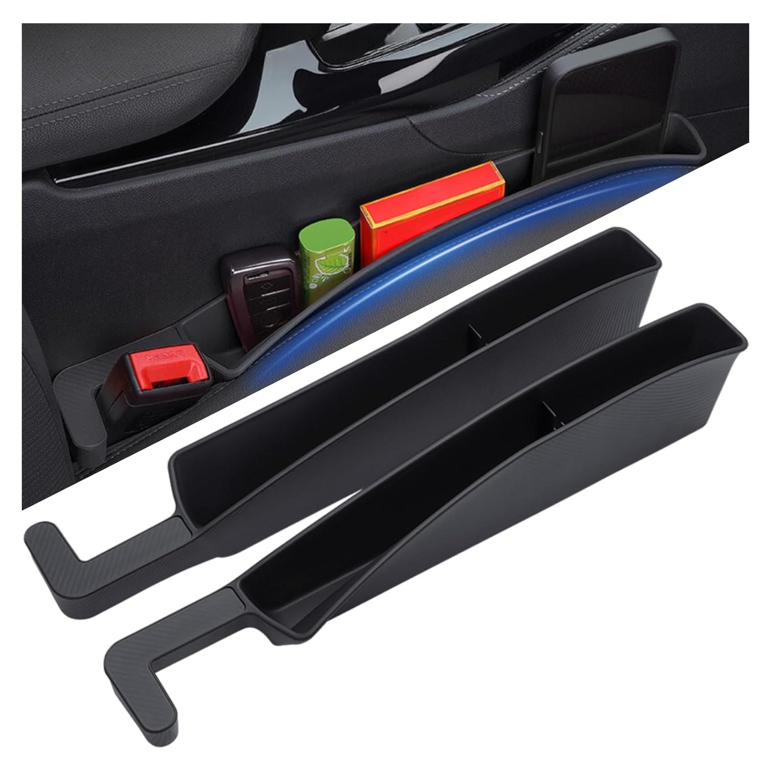 Organizador de Espacio entre Asientos Tmengdao - 2 Unidades Negro