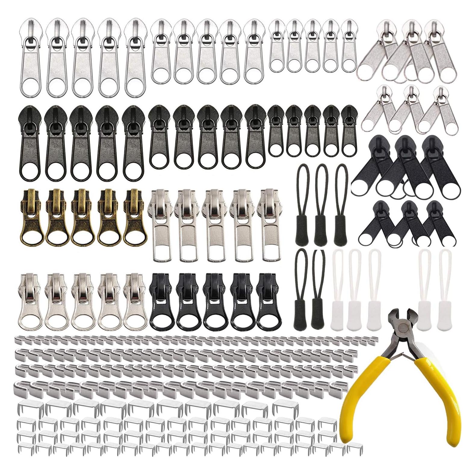 Kit de Reparación de Cremalleras Meikeer 252 Piezas Universal