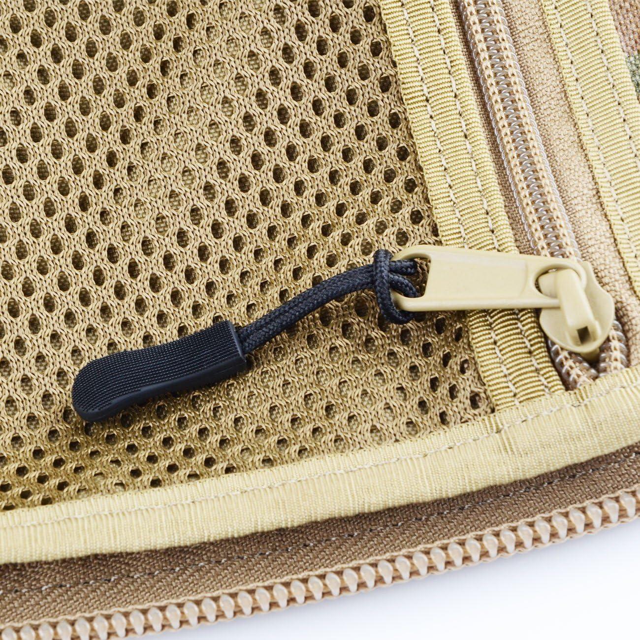 Tiradores de Cremallera DYZD - Extensores de Nylon Negro 10 PCS