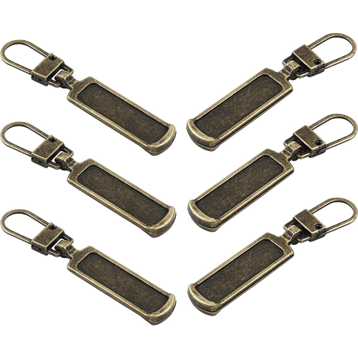 Tiradores de Cremallera Hitefu 6PCS Bronce Universal