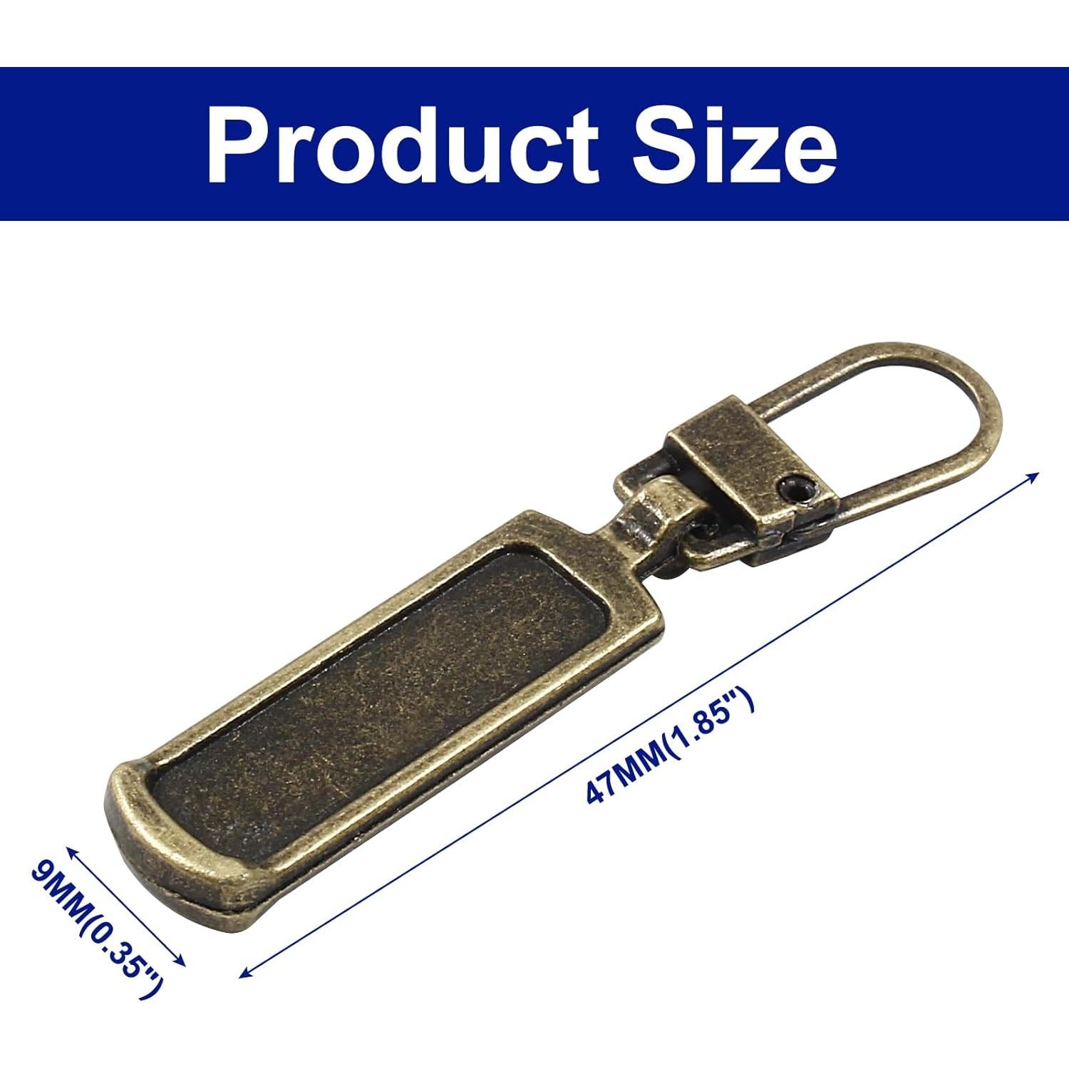 Tiradores de Cremallera Hitefu 6PCS Bronce Universal