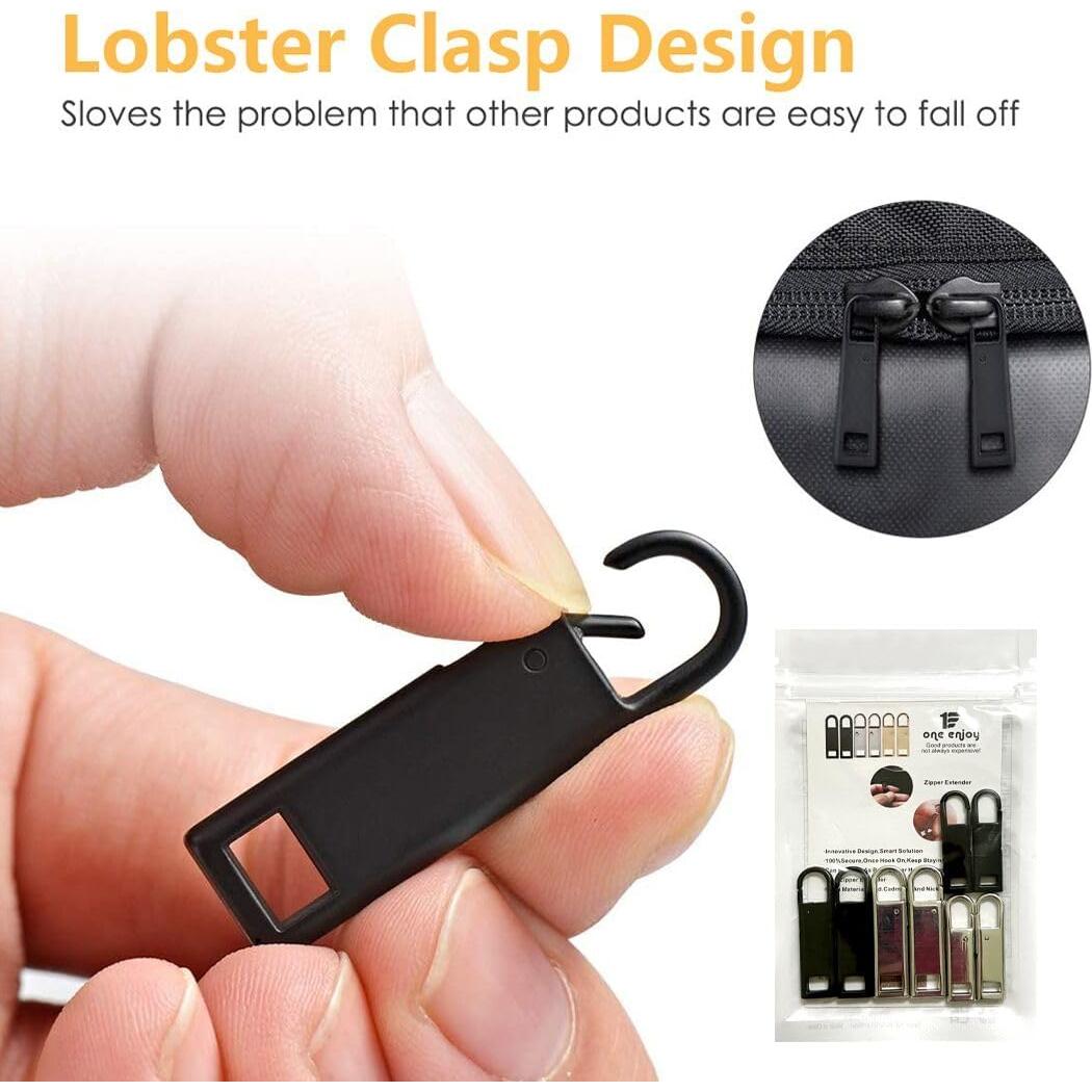 Kit de Reemplazo Tiradores de Cremallera Metal 8 PCS 1 uno disfrutar