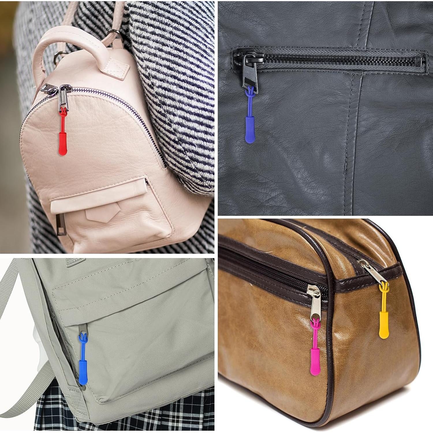 50 Piezas Reemplazo Tiradores de Cremallera Multicolor Bremorou