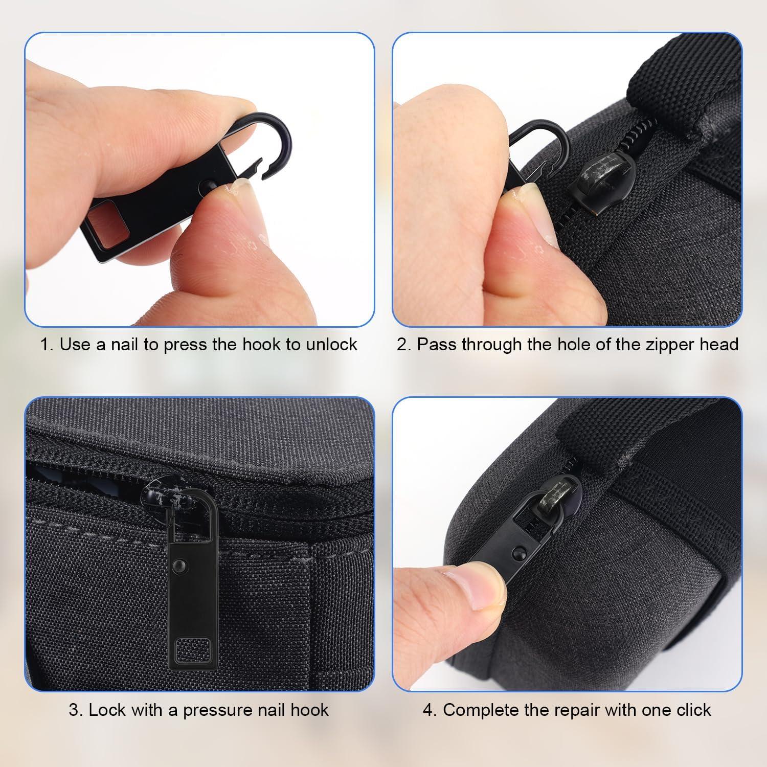 Kit de Reemplazo de Tiradores de Cremallera 8 Piezas Gosknor